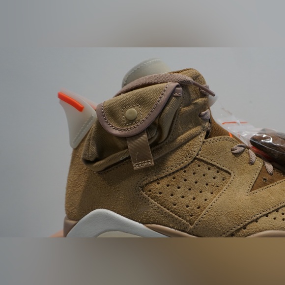 Air jordan Retro 6 Travis Scott Cactus Jack British Khaki Size 9 - Picture 6 of 8